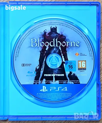 Перфектен диск с игра Bloodborne PS4 Playstation 4 Плейстейшън 5 PS5, снимка 3 - Игри за PlayStation - 47538969