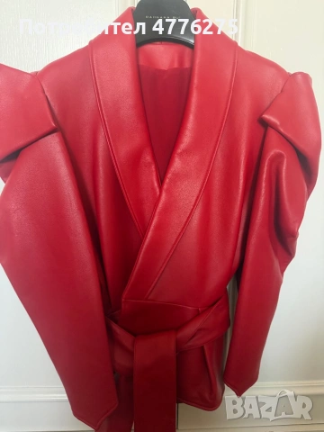 кожено яке, снимка 8 - Якета - 54074308