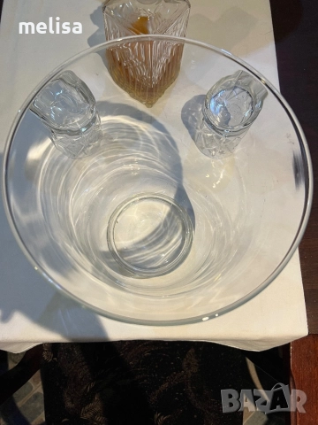 Стъклена ваза , снимка 2 - Вази - 52164728