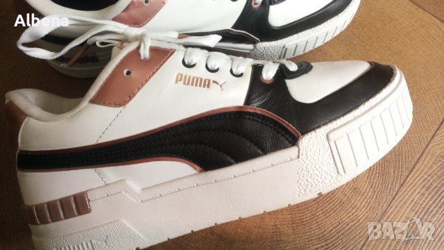 PUMA Leather Shoes Размер EUR 38,5 / UK 5,5 дамски детски обувки 140-13-S, снимка 4 - Дамски ежедневни обувки - 42288677