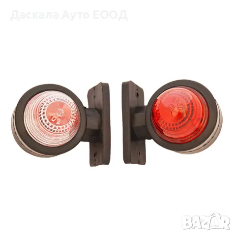 1бр. габарити рогчета ЧЕРВЕНО-БЕЛИ – къси с крушка, снимка 2 - Аксесоари и консумативи - 49109673