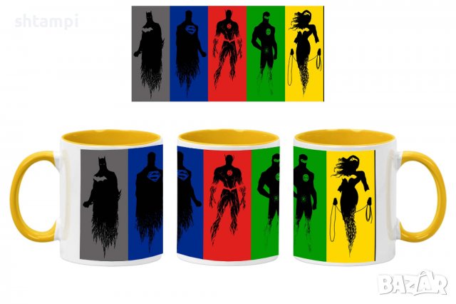 Чаша DC Justice leage 02,Керамична Чаша, Кафе Чай, Игра,Изненада,Подарък,Повод,Празник,Рожден Ден, снимка 7 - Чаши - 38512368