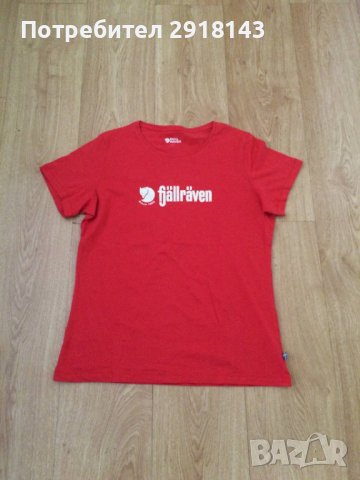 Fjallraven  дамска тениска за туризъм и спорт памук номер М Цена 15 лева, снимка 1 - Тениски - 39989085