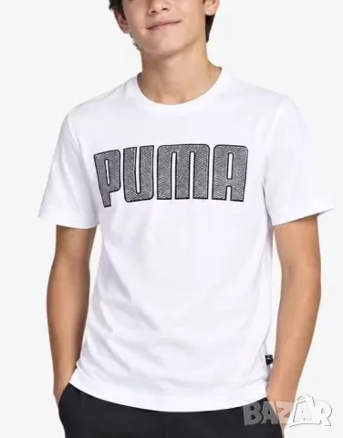  PUMA KA TEE B WHITE , снимка 4 - Тениски - 56482674