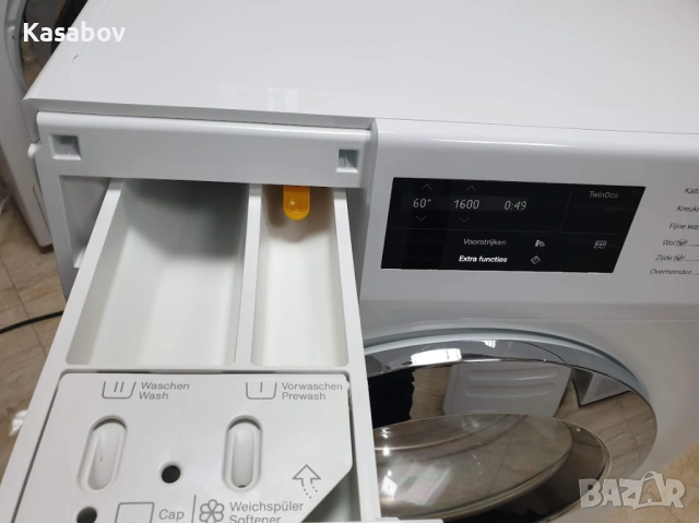Miele 1600rpm 9кг Wi-Fi TwinDos Подсветка Пералня Миеле 12м Гаранция, снимка 6 - Перални - 53128962