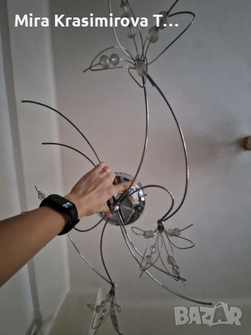 Лампа / Полилей , снимка 4 - Полилеи - 53016262