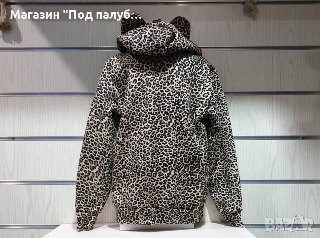 Нов детски леопардов суичър с ушички, снимка 6 - Детски анцузи и суичери - 30476314