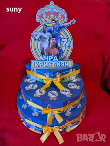 Картонена торта Роналдо
