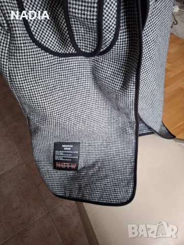 Палто на Negative пепит и каре, снимка 3 - Палта, манта - 52724043