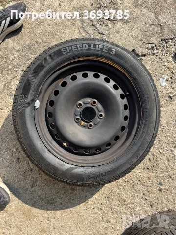 Метални джанти с гуми 205/55 16R, снимка 2 - Гуми и джанти - 51601737