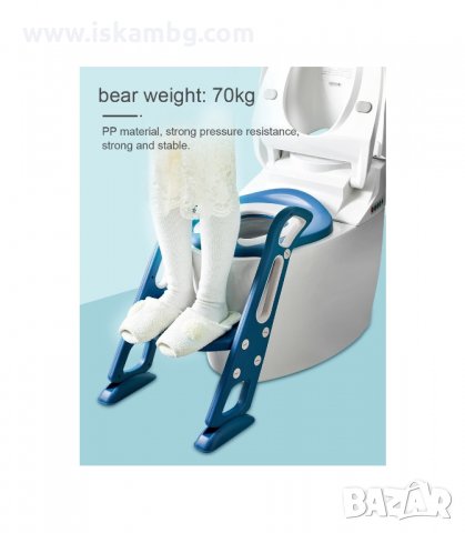 ДЕТСКА СЕДАЛКА-АДАПТЕР ЗА ТОАЛЕТНА ЧИНИЯ СЪС СТЪЛБА - код 2600, снимка 16 - Други - 33930407