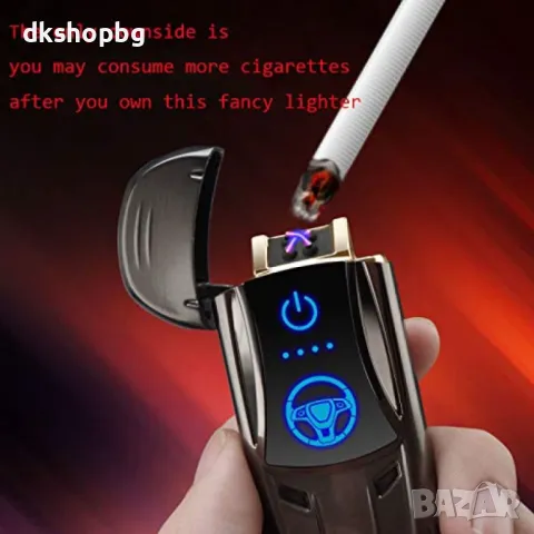 P66 Двойна дъгова плазмена запалка  хладен модел кола, снимка 2 - Запалки - 48988005