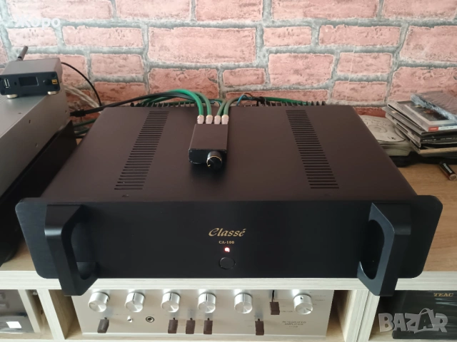 ⏯️Клип. Сlаssе са-100 full balanced dual mono power amp, снимка 7 - Ресийвъри, усилватели, смесителни пултове - 53957166