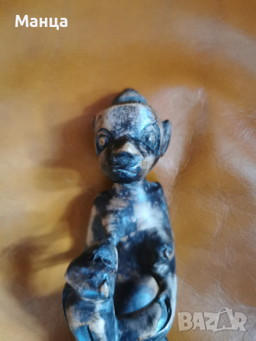 Дървена Африканска фигура, снимка 3 - Статуетки - 36543768