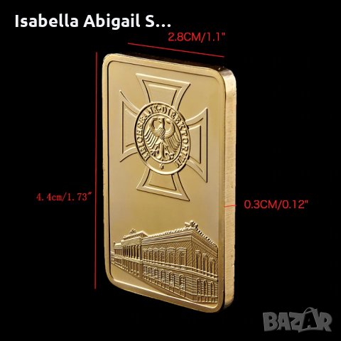 Колекционерски нацистки златни кюлчета, златно кюлче от Третият Райх, Ервин Ромел и т.н., снимка 7 - Антикварни и старинни предмети - 30768918