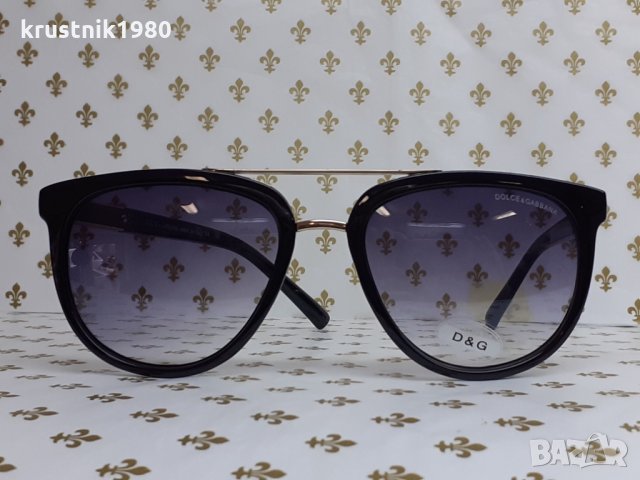D 30 Унисекс слънчеви очила черна рамка с леко преливащи стъкла,златист елемент , снимка 3 - Слънчеви и диоптрични очила - 35215210