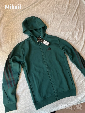Мъжки суитшърт ADIDAS Future Icons 3-Stripes Full Zip Hoodie