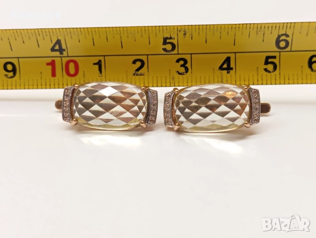 Руско злато. , снимка 3 - Обеци - 51709231