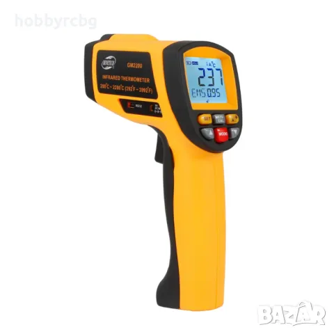 Професионален дигитален инфрачервен термометър, обхват 200°C - 2200°C, снимка 1