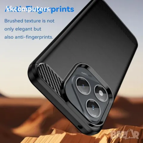 Honor 400 Lite Удароустойчив Carbon Fiber Калъф и Протектор, снимка 4 - Калъфи, кейсове - 50034809