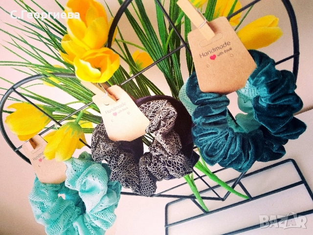 Аксесоар за коса - ръчна изработка, снимка 5 - Аксесоари за коса - 51633458
