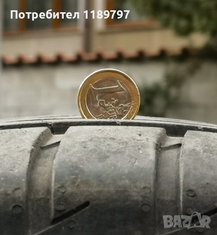 Bridgestone Turanza 215/55/17 – 4 бр, летни, 5 мм, OEM от VW, снимка 4 - Гуми и джанти - 54097342