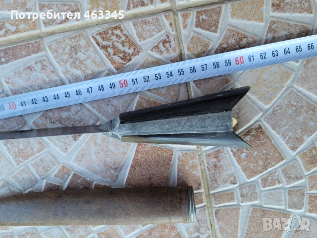 Ножа, кама, ятагановиден критски нож, бичак, снимка 12 - Антикварни и старинни предмети - 50777650