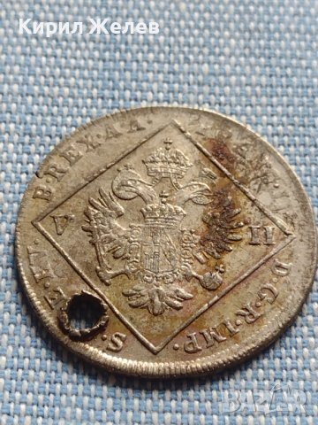 Сребърна монета 7 кройцера 1802г. Франц втори Алба Юлия Свещена Римска Империя 13718, снимка 6 - Нумизматика и бонистика - 42900495