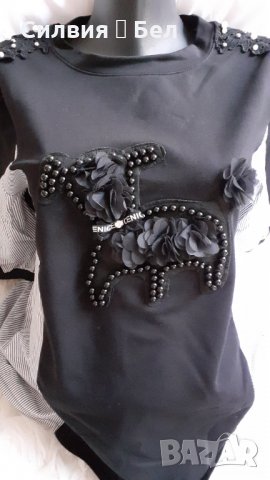 Блуза с перли , снимка 7 - Туники - 29337958