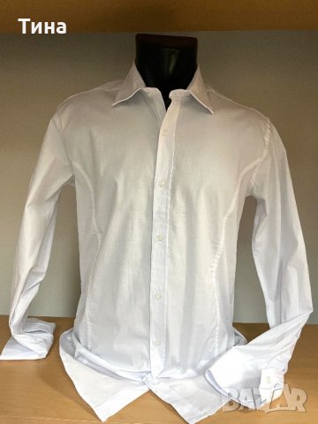 Елегантна бяла риза , снимка 2 - Ризи - 39082008