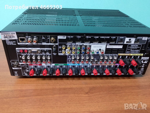 Denon AVR X4000, снимка 7 - Ресийвъри, усилватели, смесителни пултове - 52974371