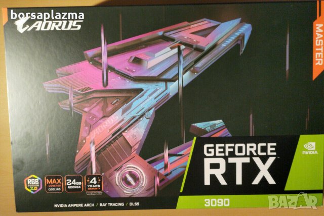 Gigabyte Aorus GeForce RTX 3090 Xtreme 24G, 24576 MB GDDR6X, снимка 1 - Видеокарти - 33747256