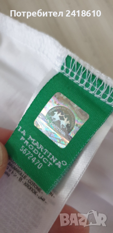 La Martina Cotton  Mens Size 2XL/3XL НОВО! ОРИГИНАЛ! Мъжка Тениска!, снимка 11 - Тениски - 44783479