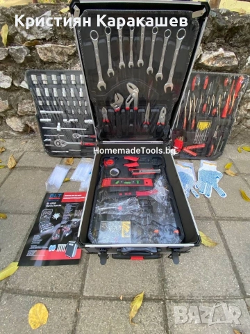 Немски куфар с инструменти BLT Werkzeuge 1050 части, снимка 3 - Куфари с инструменти - 53902487