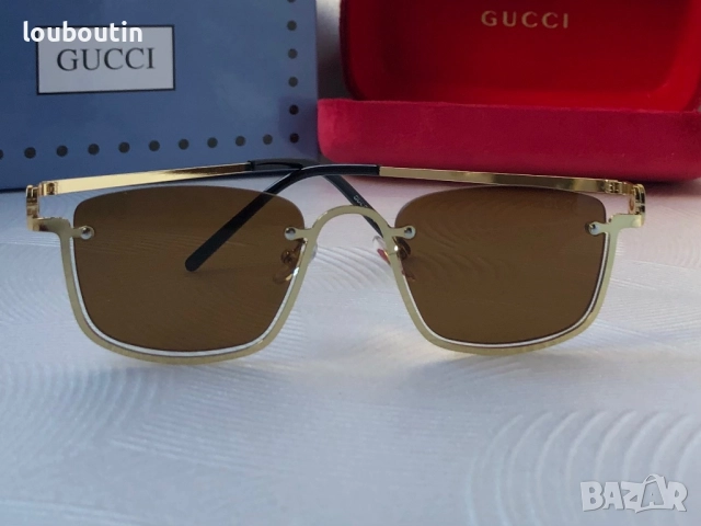 GUCCI 1:1 дамски слънчеви очила правоъгълни 4 цвята, снимка 11 - Слънчеви и диоптрични очила - 52915236