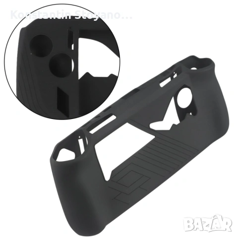 Черен силиконов защитен калъф протектор за игрова конзола ASUS ROG Ally., снимка 5 - Калъфи, кейсове - 53065422