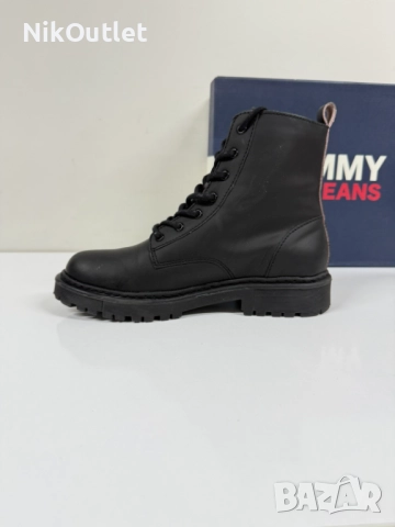 Tommy Jeans Tommy Jeans Lace Up Flat Boot, снимка 2 - Дамски боти - 51745102