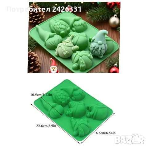 Форми, молдове за свещи и сапун, снимка 11 - Други - 52634105