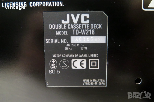 JVC TD-W218, снимка 8 - Декове - 54364408