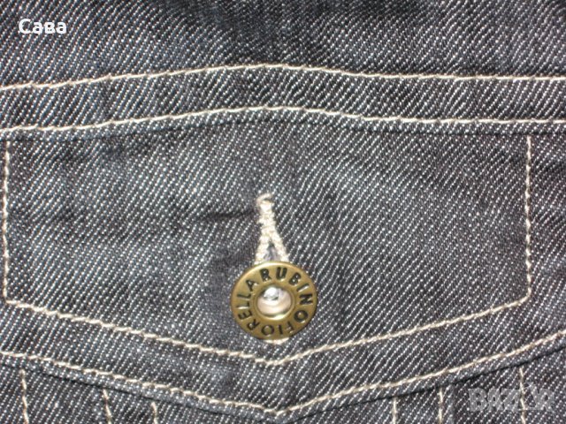 Дънково яке FIORELLA RUBINO   дамско,3-4ХЛ, снимка 4 - Якета - 31855986