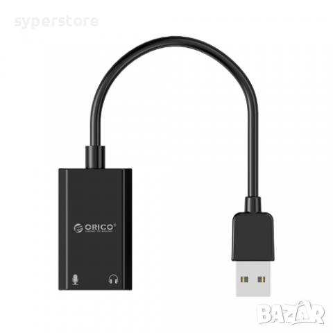 Звукова карта на USB Orico SKT2-BK-BP - USB Sound Card External, снимка 2 - Други - 36397808