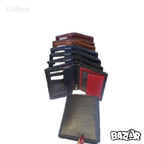 Мъжко портмоне в различни цветове от естествена кожа, снимка 3 - Портфейли, портмонета - 44393087