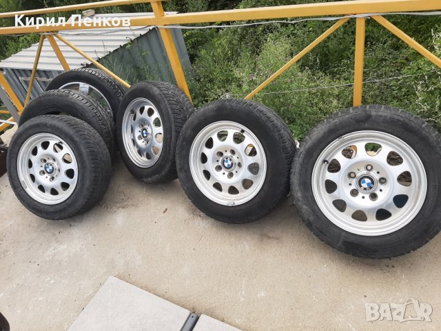 15" БМВ със зимни  гуми , снимка 2 - Гуми и джанти - 29302314