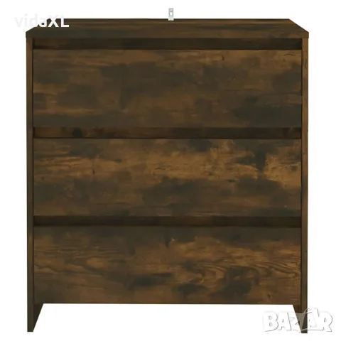 vidaXL Сайдборд, опушен дъб, 70x41x75 см, инженерно дърво, снимка 3 - Бюфети - 56148046