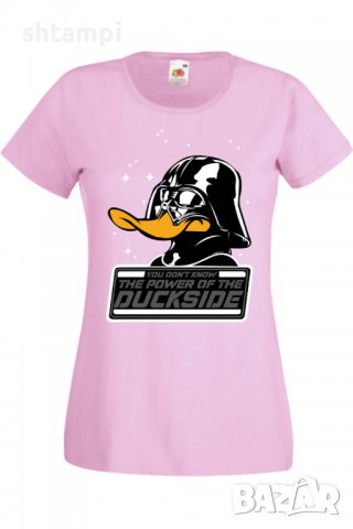 Дамска тениска Star Wars Power of Duckside,Филм,Игра,superhero,Изненада,Подарък,Повод,, снимка 10 - Тениски - 37732476