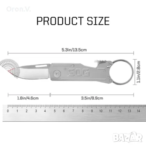 SOG ножче ключодържател с отварачка , снимка 3 - Ножове - 56352007