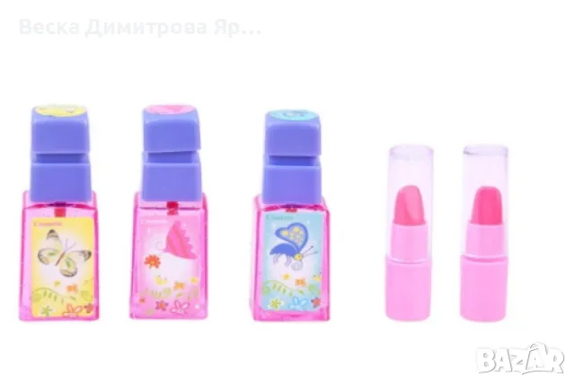 Тоалетка със столче за деца с 15 аксесоара, снимка 6 - Други - 47991975