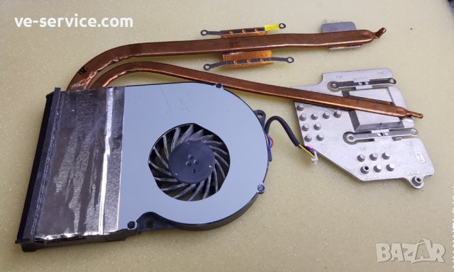 Охлаждане за ASUS N53S N53SN 15.6" Laptop CPU Cooling Fan + Heatsink 13N0-L3A0101, снимка 1 - Части за лаптопи - 39696600