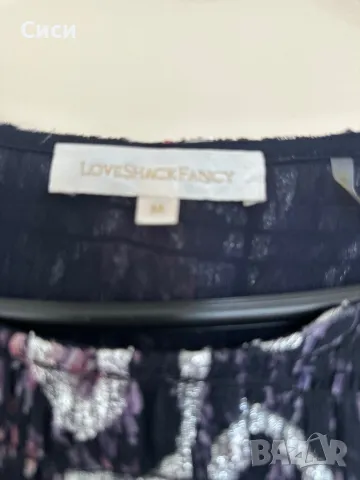 Рокля м размер loveshack fancy, снимка 3 - Рокли - 48276794