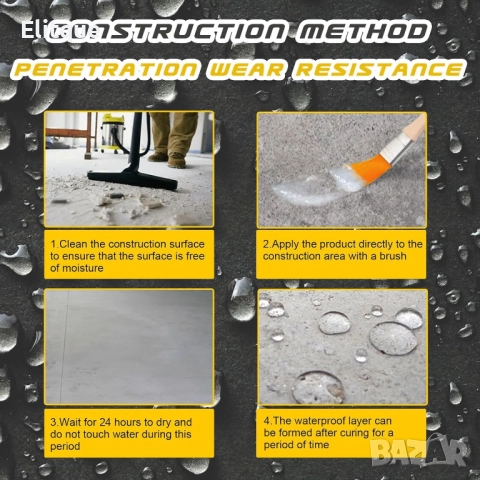 Водоустойчиво лепило за хидроизолация, нано спрей лепило против течове 100гр, снимка 7 - Други стоки за дома - 52903095